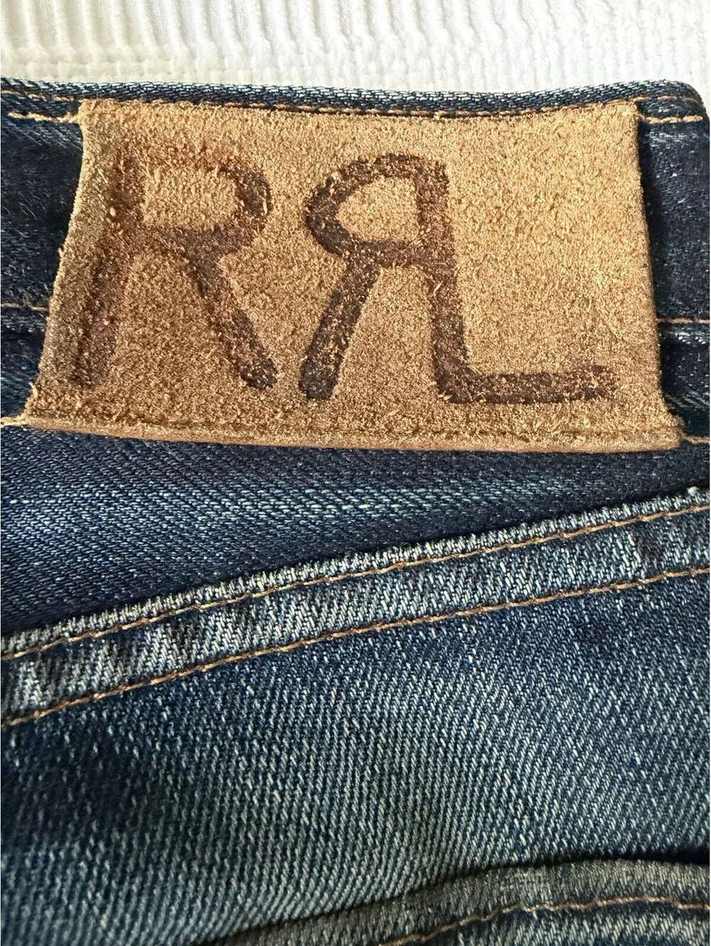 RRL Selvedge Denim Jeans 32x34 Straight Leg Men's Japan Selvedge Made in USA
